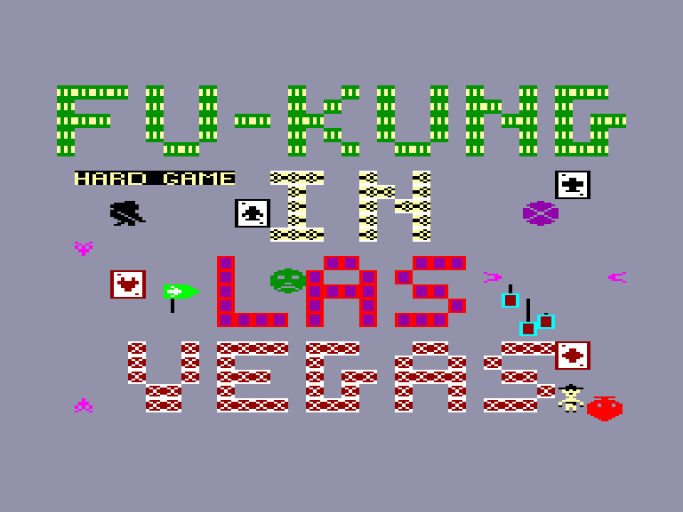 Fukung in las vegas by Romik edited by Amsoft on Amstrad CPC (1985)